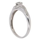 9ct White Gold 0.17ct Diamond Solitaire Ring