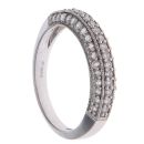 18ct White Gold 0.50ct Brilliant Cut Diamond Fancy Ring