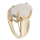 9ct Yellow Gold Opal Single Stone Ring