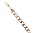 9ct Yellow Gold Curb Bracelet 9"