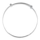 Silver Childs ID Diamond Cut Bangle by Icesia