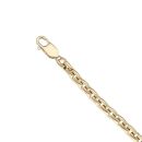 14ct Yellow Gold Belcher Bracelet 7.5"