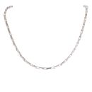 18ct White Gold Fancy Chain 18"