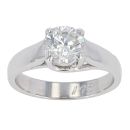 18ct White Gold 1.48ct Diamond Solitaire Ring