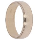 9ct Yellow Gold Millgrain Wedding Band 6.2mm