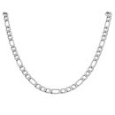Unique & Co Stainless Steel Figaro Chain 20"