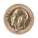1912 George V Large Head UK Half Sovereign Coin