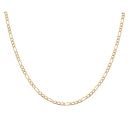 9ct Yellow Gold Figaro Chain 18"