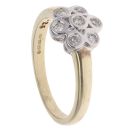 9ct Yellow Gold 0.25ct Brilliant Cut Diamond Cluster Ring