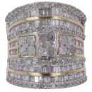 9ct Yellow Gold 1.75ct Brilliant Cut Diamond Fancy Ring
