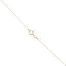 18ct Yellow Gold 0.10ct Diamond Solitaire Pendant And Chain 18"