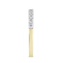 9ct Yellow Gold 0.25ct Natural Diamond Microset Eternity Ring