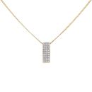 18ct Yellow Gold 0.45ct Brilliant Cut Diamond Pendant And Chain 18"