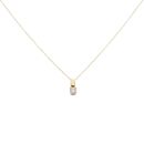 18ct Yellow Gold 0.25ct Brilliant Cut Diamond Solitaire Pendant And Chain 18"