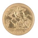 1906 Edward VII Large Head UK Half Sovereign Coin
