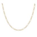 9ct Yellow Gold Figaro Chain 30"