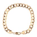 9ct Yellow Gold Curb Bracelet 8"