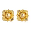 22ct Yellow Gold Florette Stud Earrings