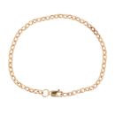 9ct Yellow Gold Belcher Bracelet 6.5"