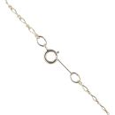 9ct Yellow Gold Garnet and Pearl Fancy Drop Pendant and Chain 16"