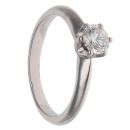 18ct White Gold 0.45ct Brilliant Cut Diamond Solitaire Ring