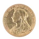 1901 Victoria Old Head Australia Full Sovereign Coin
