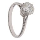 18ct White Gold 1.15ct Brilliant Cut Diamond Solitaire Ring