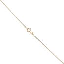 18ct Yellow Gold 0.15ct Diamond Solitaire Pendant and Chain 18"