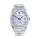 Rolex Custom Datejust Pre Owned Watch Ref 16200
