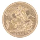 1902 Edward VII Large Head Australia Full Sovereign Coin
