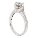 18ct White Gold 0.65ct Brilliant Cut Diamond Cluster Ring