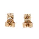 9ct Yellow Gold 0.06ct Diamond Stud Earrings by Anya Belle