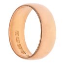 22ct Yellow Gold Plain Wedding Band 7.8mm