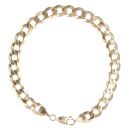9ct Yellow Gold Curb Bracelet 8.5"