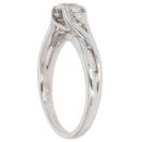 Platinum 0.54ct Brilliant Cut Diamond Solitaire Ring