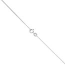 9ct White Gold 0.10ct Diamond Cross Pendant and Chain 16"