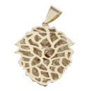 14ct Yellow Gold Lion Pendant