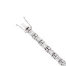 18ct White Gold 6.05ct Brilliant And Baguette Cut Diamond Bracelet 7"