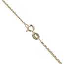 9ct Yellow Gold Cubic Zirconia Solitaire Pendant and Chain 18"