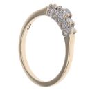 9ct Yellow Gold 0.25ct Diamond Five Stone Ring