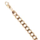 9ct Yellow Gold Curb Bracelet 8.5"