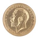 1912 George V Large Head UK Full Sovereign Coin