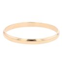 9ct Yellow Gold Plain Solid Bangle