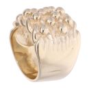 9ct Yellow Gold Four Row Keeper Ring