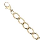 9ct Yellow Gold Curb Bracelet 7.5"