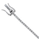 9ct White Gold 0.82ct Brilliant Cut Diamond Tennis Bracelet 7"