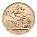1976 Elizabeth II Decimal Portrait UK Full Sovereign Coin