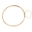 9ct Yellow Gold Patterned Bangle