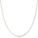 9ct Yellow Gold Figaro Chain 24"