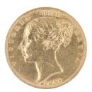 1855 Victoria Young Head UK Full Sovereign Coin